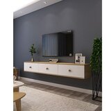 Hanah home tv polica zuzu 180 sapphire oak white Cene