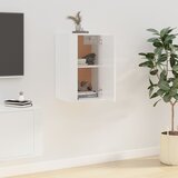  Zidni TV ormarić bijela visokog sjaja 40x34,5x60 cm | shoptok.hr