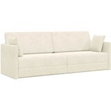  Podni kauč na razvlačenje Krema 213 x 70 x 77 cm Baršun | shoptok.hr