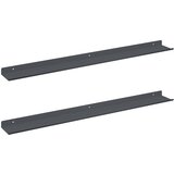  Lebdeća polica Zidne 2 pcs Antracit 80 x 9 x 2,5 cm Čelik | shoptok.hr