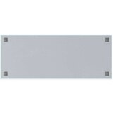 vidaXL Zidna magnetna ploča bijela 100 x 40 cm od kaljenog stakla | shoptok.hr