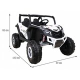 Lean Toys Otroški avto akumulator Buggy UTV-MX 24V 4X4 bela lea | Shoptok.si