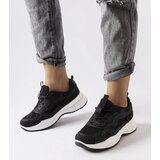 Gemre Black sporty Hollow sneakers | Shoptok.si