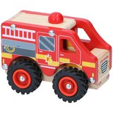 Eddy Toys Drveni vatrogasni automobil za djecu | shoptok.hr