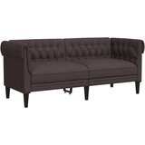vidaXL 2-dijelni set sofa tamnosmeđi od tkanine | shoptok.hr