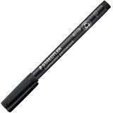  TRAJNI OZNAČEVALEC 0,6MM RECIKLIRAN LUMOCOLOR STAEDTLER 318-9 ČRN Slike