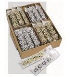  MAŠNA UKRASNA SAMOLJEPLJIVA 45 MM POLY GLITTER PK4 PRASENT 1593-099 SORT ZLATNA/SREBRNA * DO ISTEKA ZALIHA Cene