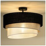  Duolla - plafonski luster TRIO 1xE27/15W/230V prečnik 45 cm crna/siva/bela | Eponuda.com