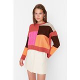 Trendyol Orange Knitted Detailed Knitwear Sweater Cene