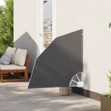 vidaXL Zaslon za zasebnost na balkonu Črna 115 x 115 cm blago | Shoptok.si