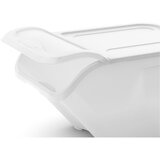Kis Bijela plastična kutija za pohranu s poklopcem 55x39x46 cm All In Box – | shoptok.hr