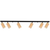  Brilagi - Reflektorsko svetlo SELE 6xGU10/30W/230V crna/dekor hrasta | Eponuda.com