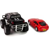  Komplet vozila Crni Monster Truck + Bijeli BMW - 58 cm | Shoptok.si