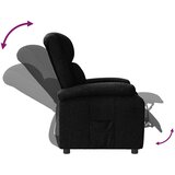  Naslonjač od tkanine crni | shoptok.hr