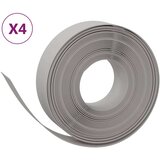 vidaXL Vrtna obroba 4 kosa siva 10 m 15 cm polietilen | Shoptok.si