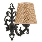 Opviq zidna lampa claire hazeran natural black | ePonuda.com