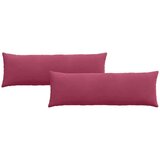 vidaXL Blazine za kavč 2 pcs Vinorodna rdeča 120 x 40 cm | Shoptok.si
