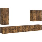  Set zidnog ormarića za TV Zidne 6 pcs Dimljeni hrast | shoptok.hr