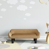vidaXL Dječja fotelja smeđa 70x40x24 cm bar&scaron;unasta cijene