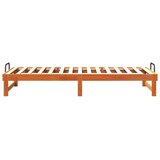  Krevetna konstrukcija Smeđa 90 x 210 cm Čvrsto borovo drvo | shoptok.hr