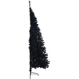  Umjetno predsvijetljeno božićno drvce Crna 180 cm PVC | shoptok.hr