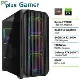 gaming namizni računalnik Ryzen 7 9700X/64GB/2TB NVMe SSD/RTX 5070 Ti 16GB/brez OS 148112