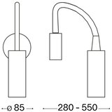 Ideal Lux fleksibilna led lampica focus LED/3,5W/230V bela | Eponuda.com