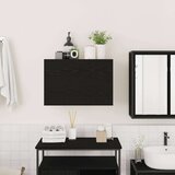 vidaXL Kupaonski zidni ormarić crni 60x25x40 cm izrađeno drvo | shoptok.hr