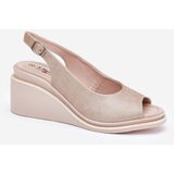 S. BARSKI Women's leather wedge sandals S.Barski | Shoptok.si