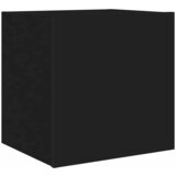  Zidni TV ormarići s LED svjetlima 2 kom crni 40,5 x 35 x 40 cm | shoptok.hr