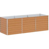  Povišena gredica - Vrtna gredica Svijetlosmeđa 240 x 80 x 77 cm | shoptok.hr