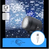 Aigostar LED božićni projektor snežnih pahuljica LED/5W/230V hladno bela Cene