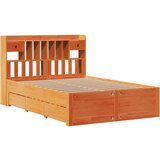  Krevet s regalom za knjige bez madraca 150x200 cm od borovine | shoptok.hr