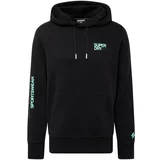 Superdry Sweater majica akvamarin / crna