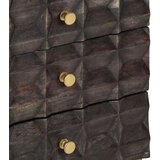 vidaXL Nočna omarica črna 40x30x50 cm trden mangov les | Shoptok.si