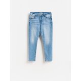 Reserved Slim traperice isprana izgleda - plava | shoptok.hr