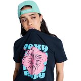Roxy Majica 'Oceanregular Poster' mornarsko plava / nebesko plava / roza / svijetloroza | shoptok.hr