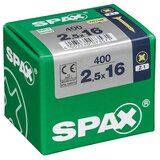 SPAX Univerzalni vijak (2,5 x 16 mm, Puni navoj, 400 Kom.) Cijene