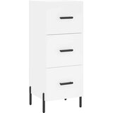  Komoda bijela 34,5 x 34 x 90 cm od konstruiranog drva | shoptok.hr