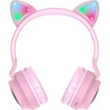 hoco. Brezžične slušalke Bluetooth - W27 Cat Ear Pink | Shoptok.si