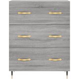  Visoka komoda siva sonome 69,5x34x180 cm od konstruiranog drva | shoptok.hr