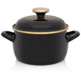 Metalac šerpa duboka 16 cm sa pok. Crni princ Cene