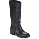 Coach Mestni škornji TALL LEATHER BOOT Črna Cene