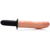 onslaught 13 mode xl flesh dildo - beige