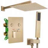 REA Bath Set za prikrito prhanje FENIX DAVIS Gold Brushed s termostatom + škatla Cene