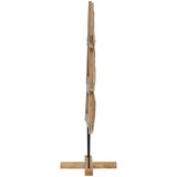 vidaXL Božično drevo z stojalom Rjava 150 cm Trdna tikovina | Shoptok.si