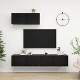 TV ormarići 3 kom crni od iverice | shoptok.hr
