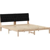 Krevetni okvir s tapiciranim uzglavljem Smeđa 180 x 200 cm | shoptok.hr