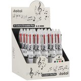  Kemijska olovka iTotal piši briši Music 4 boje 25/1 XL1806G | shoptok.hr
