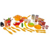  Otroška kuhinja za igro Kitchenette z zvočnimi, svetlobnimi in vodnimi učinki - 50 elementov - roza | Shoptok.si